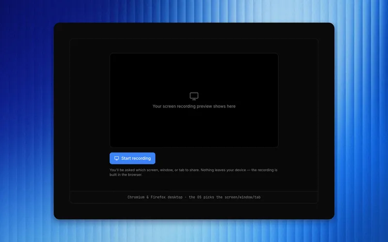 Screen Recorder preview
